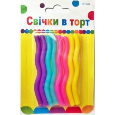 Артикул  С-1-012  Свічки "Веселка"